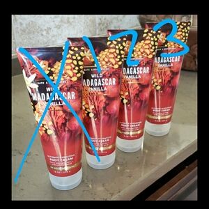 *** THREE ITEM BUNDLE*** Bath & Body Works Madagascar Vanilla Body Cream